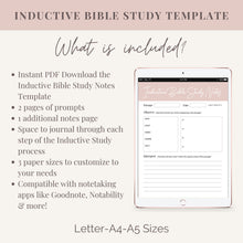 Load image into Gallery viewer, Inductive Bible Study Journal