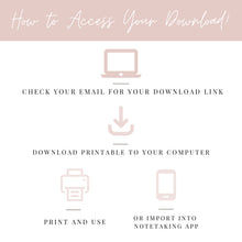 Load image into Gallery viewer, Prayer Tracker Journal Templates