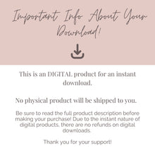 Load image into Gallery viewer, Sermon Notes Journal Template