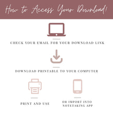 Load image into Gallery viewer, Verse Mapping Journal Template