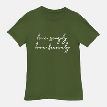 Load image into Gallery viewer, Live Simply Love Fiercely Tee