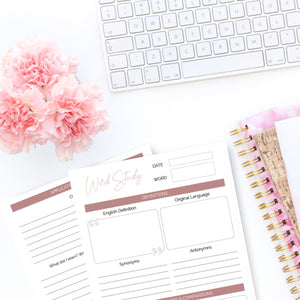 Bible Word Study Journal
