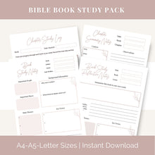 Load image into Gallery viewer, Bible Book Study Pack