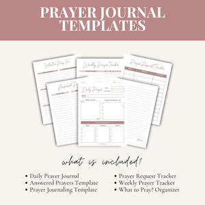 Ultimate Bible Study & Prayer Journal Bundle