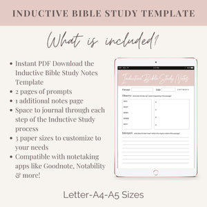 Inductive Bible Study Journal