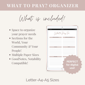 What to Pray? Journal