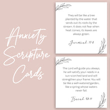 Load image into Gallery viewer, Anxiety Bible Verse Printable Cards